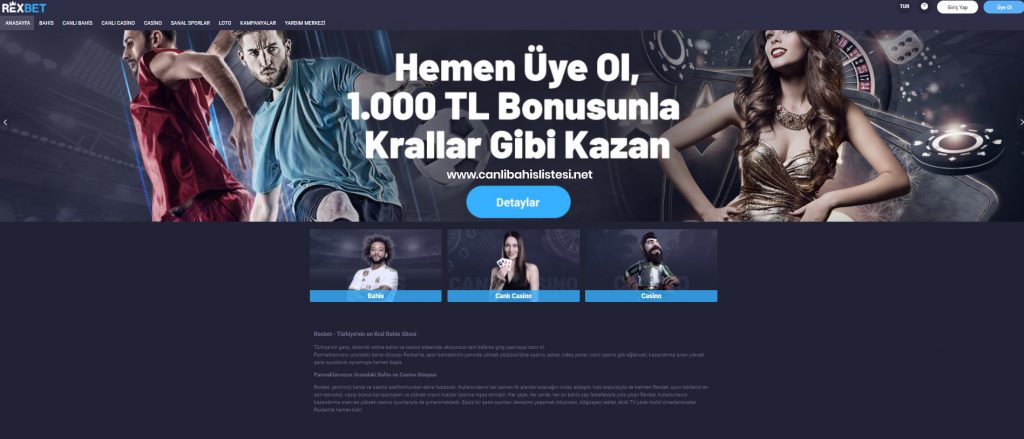 Rexbet Giriş Hakkında | Rex Bet Canlı Bahis Sitesi