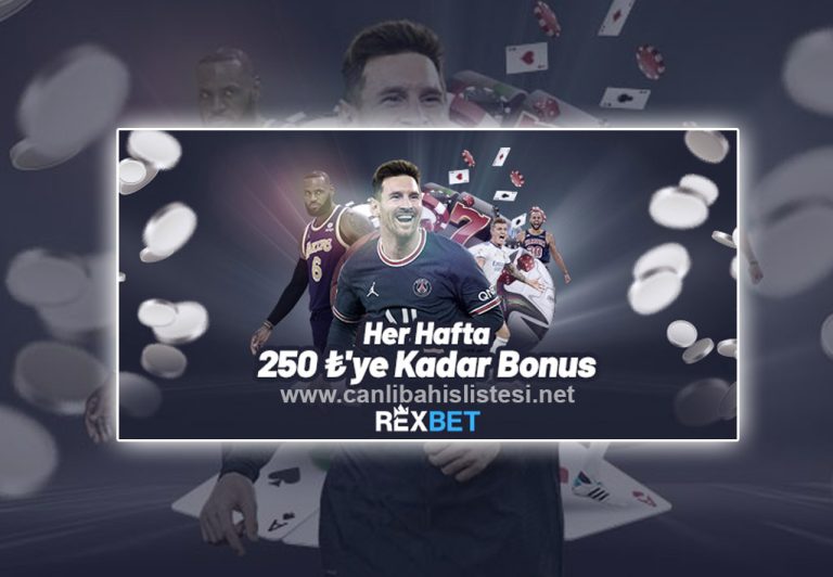 Rexbet Haftalık Yatırım Bonusu